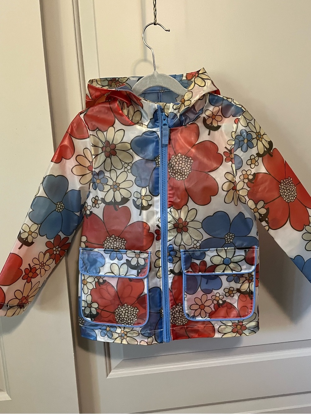 Mini Boden Floral Rain Jacket NWOT
